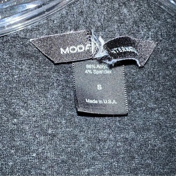 MODA International Gray Charcoal Collared V-Neck Short Sleeve Midi Dress - Picture 4 of 4